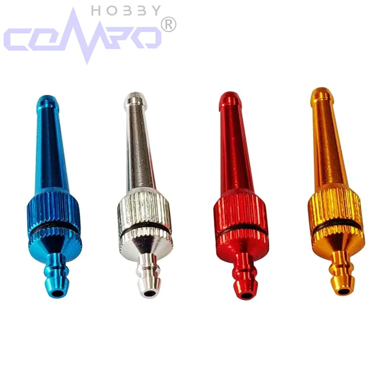 

1 PCS Aluminum Straight Fuel Nozzle Gas Glow Dot Alloy with Filter Fuel Plug & Oil Filter for RC Model Fuel Tank Parts
