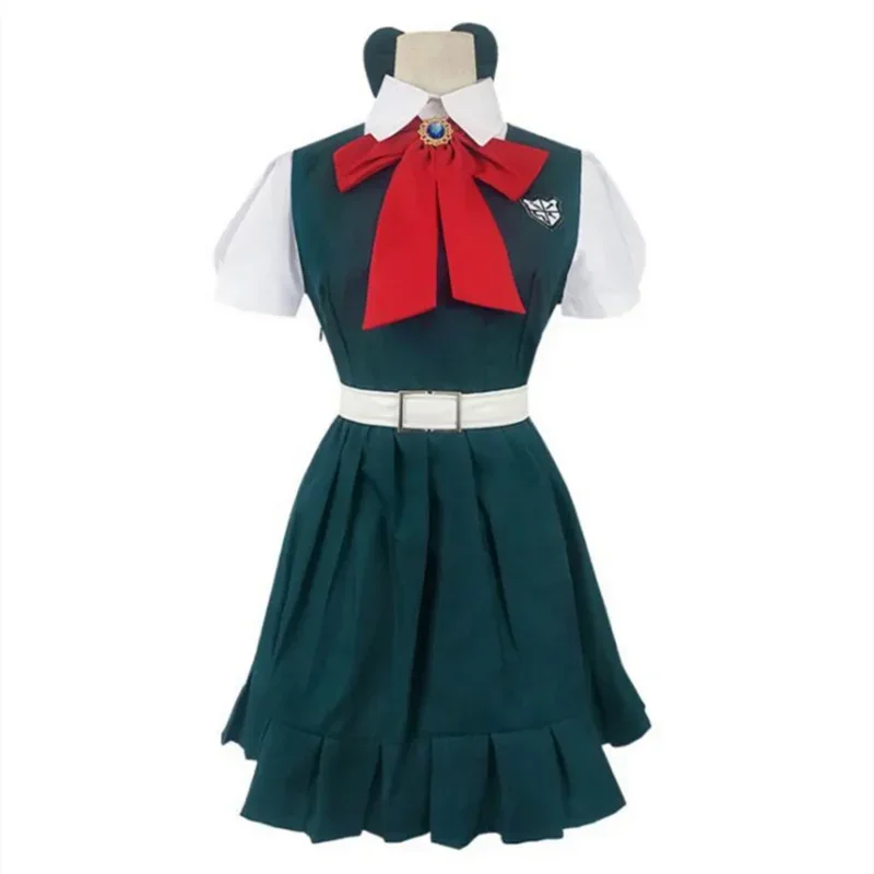 Anime Danganronpa 2 Wanhoop Sonia Nevermind Cosplay Jurk Vrouw Feest Halloween Kostuum Jk School Uniform En Pruik