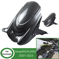 KLE650 Versys650 Rear Fender Mudguard Tire Hugger Splash Guard for Kawasaki Versys 650 2007-2023 Motorcycle Wheel Cover Parts