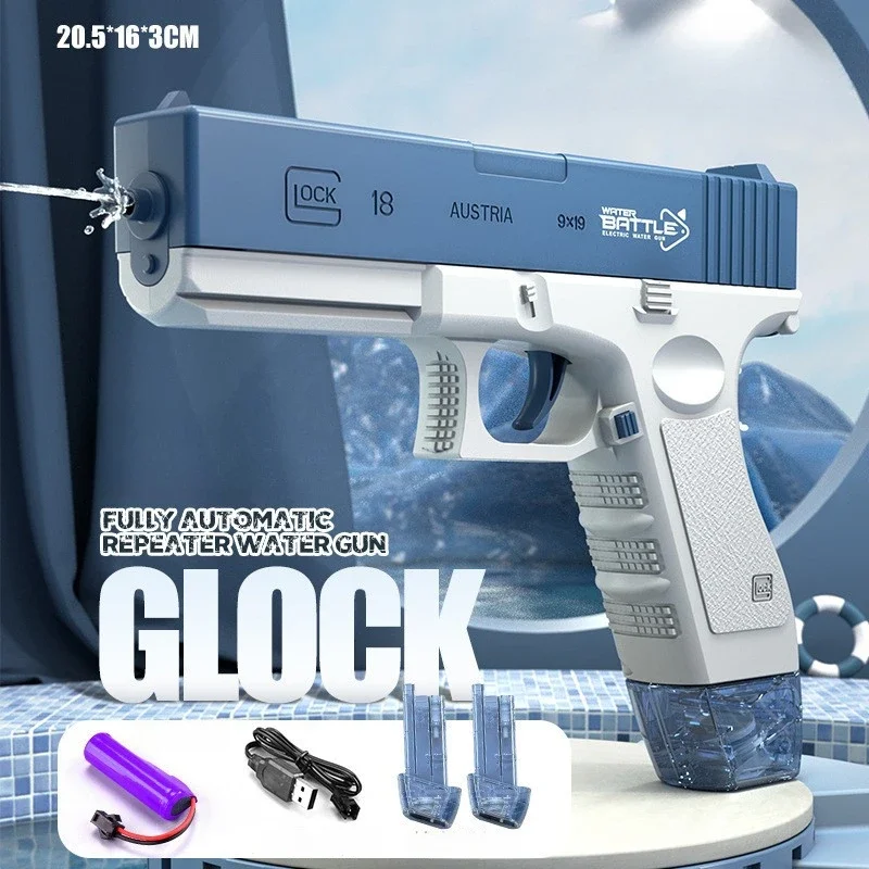 Glock Water Gun Children's Outdoor Electric Automatic Burst High Pressure Water Gun Toy Spyra One Water Gun Glock Spira