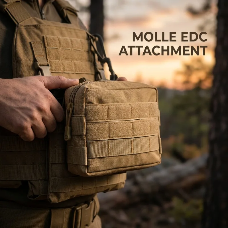 Outdoor-Sport Taktische Hüfttasche mit MOLLE-Befestigung Modulare Tasche Lasergeschnittene Medizintasche für Hüftmontierte Taktische Ausrüstung