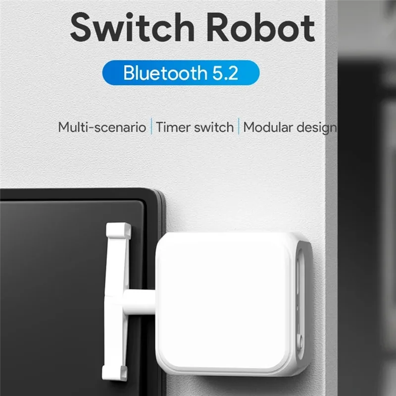GO-Ricaricabile Tuya Bluetooth 5.2 Smart Switch per Alexa Google Home Fingerbot Plus Pulsante robot 5V