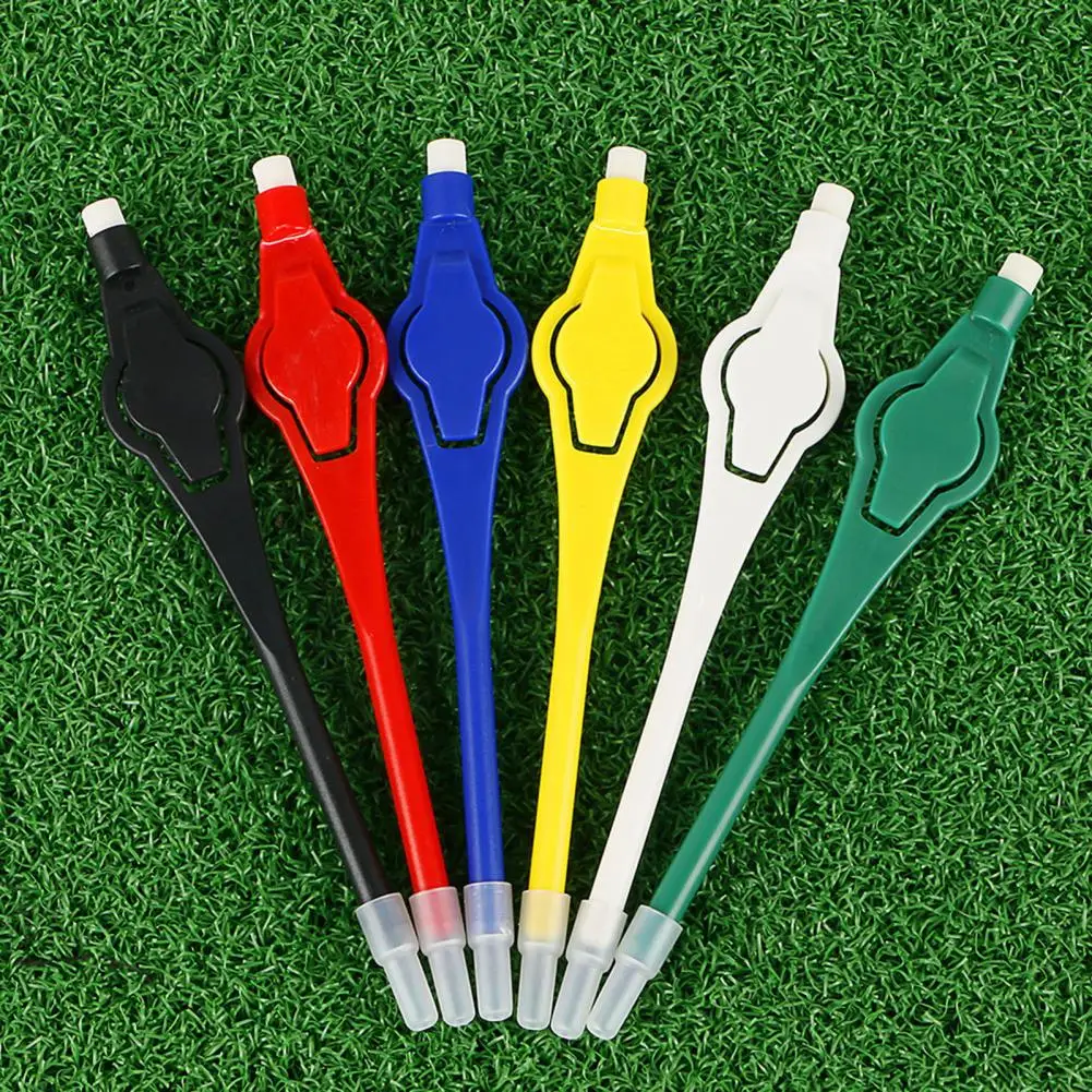 10Pcs Plastic Golf Scoring Pens Wear Resistant Bright Color Lightweight Portable Golf Pencils Score Pens Accessory 골프 스코어 펜