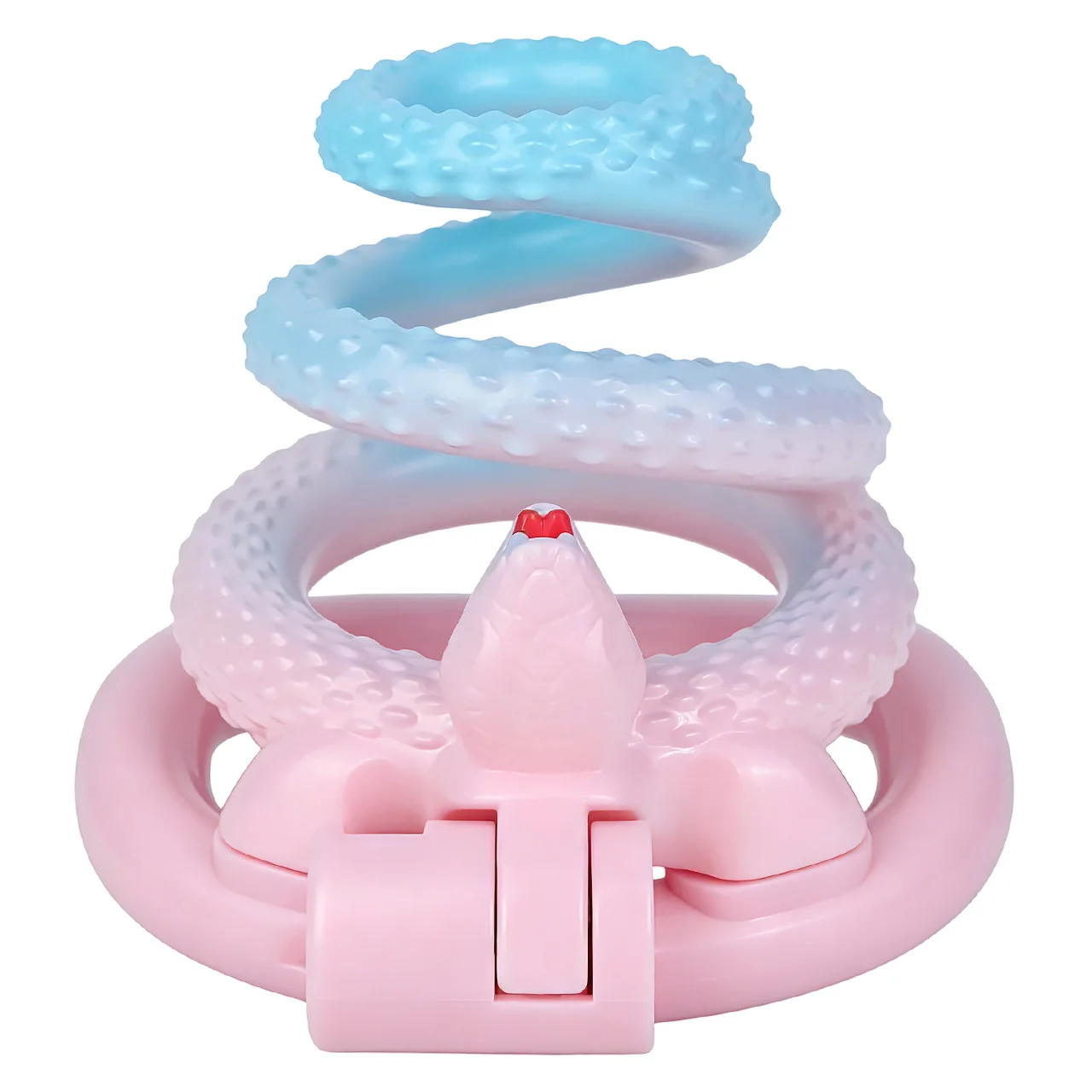 FRRK-360A Male Chastity Cage, ABS Resin, Colorful Snake-Shaped, Adult Sex Toys Adult Game