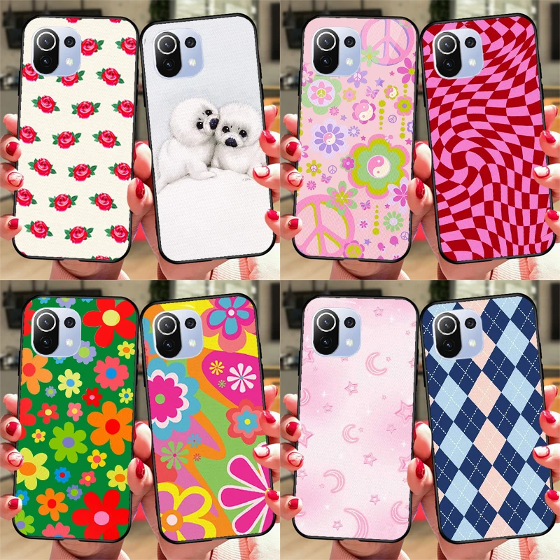 Peacr N Luv Flower Power Slumber Party Case For POCO F5 X3 X5 Pro F3 F4 X4 GT M5 C40 Cover For Xiaomi 13 11T 12T Pro 12 Lite 12X