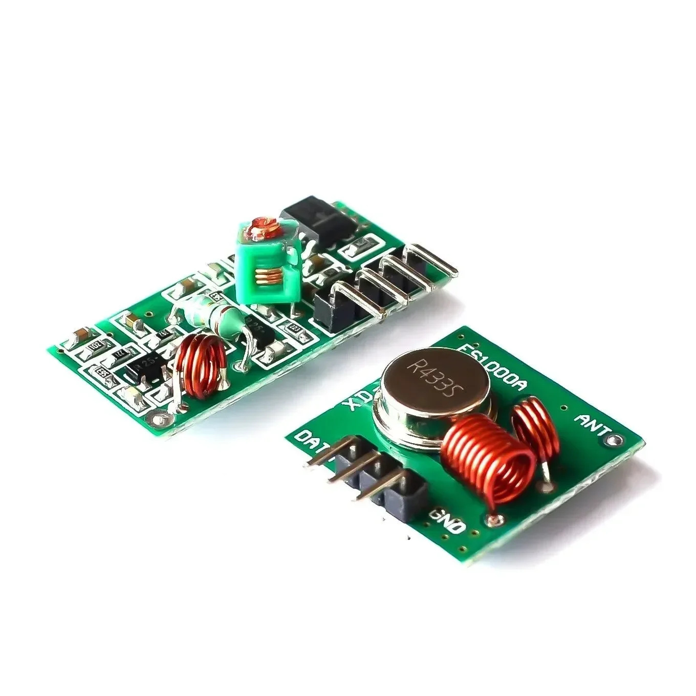 10pair/lot RF wireless receiver module & transmitter module board Ordinary super- regeneration 315/433MHZ DC5V (ASK /OOK)