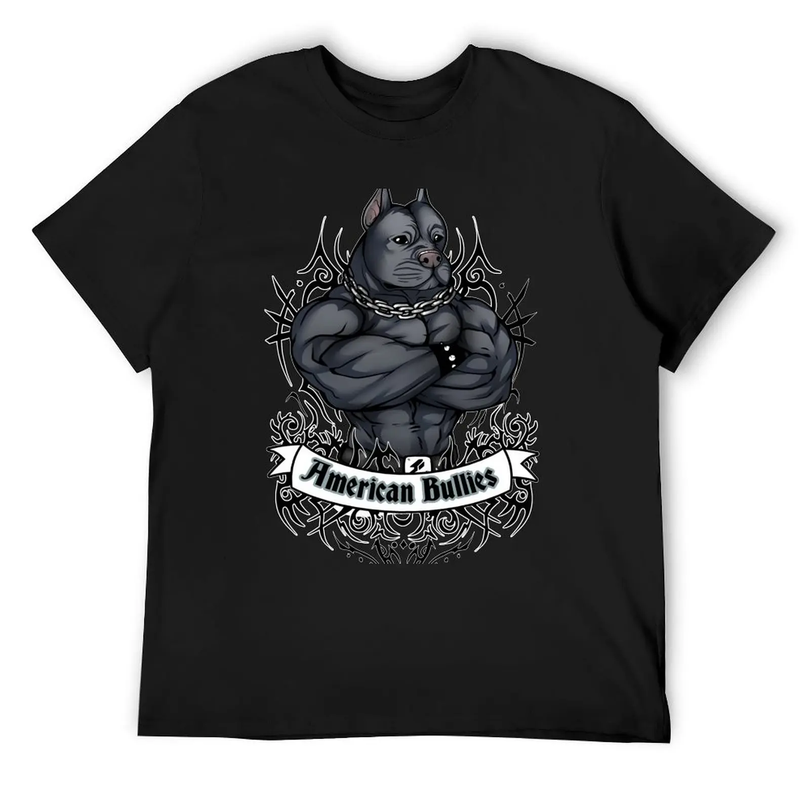 

American Bullies T-Shirt Louboutins summer 2025 hippie clothes mens cotton t shirts