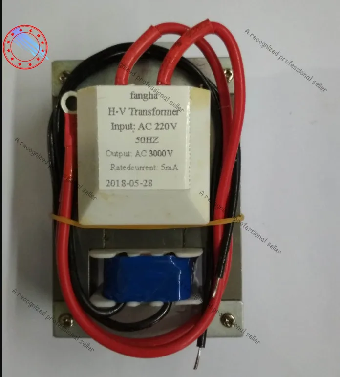 

Medium 57*16 mosquito lamp / insecticide lamp high-voltage package transformer 220V/50Hz ~ 3000V horizontal