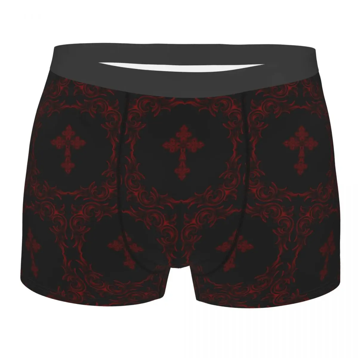 Boxer Underpants Shorts Gothic Vampire Halloween Haunted Mansion Panties Men Breathable Underwear for Homme Man Boyfriend Gift
