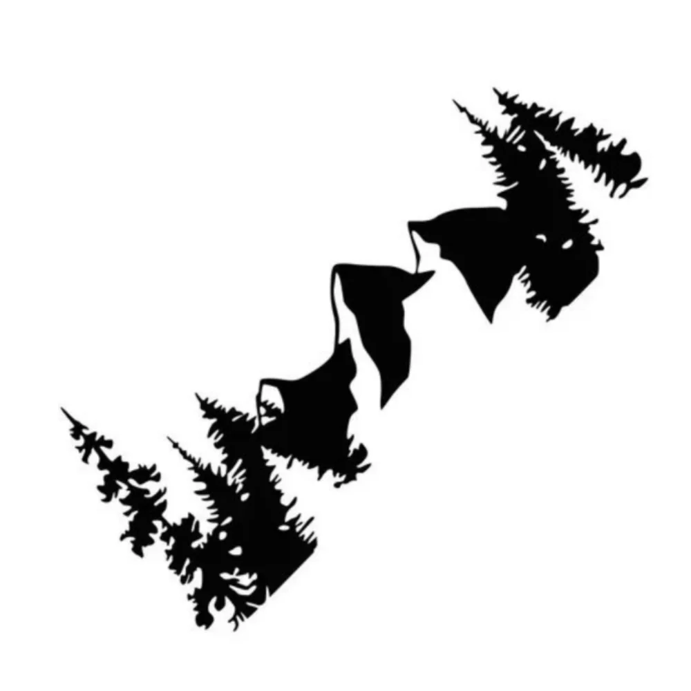 

Forest Mountain Graphics Car Stickers For Motorhome Horsebox Caravan RV Camper Van Body Decor Vinyl Decals Accessories