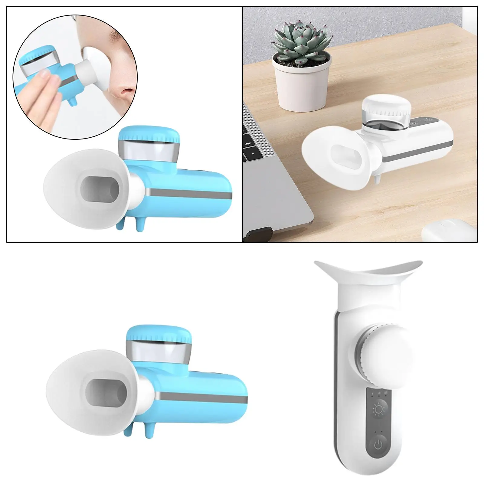 Распылитель для глаз с подогревом для домашнего офиса, путешествий, регулируемый 2-режимный распылитель для глаз