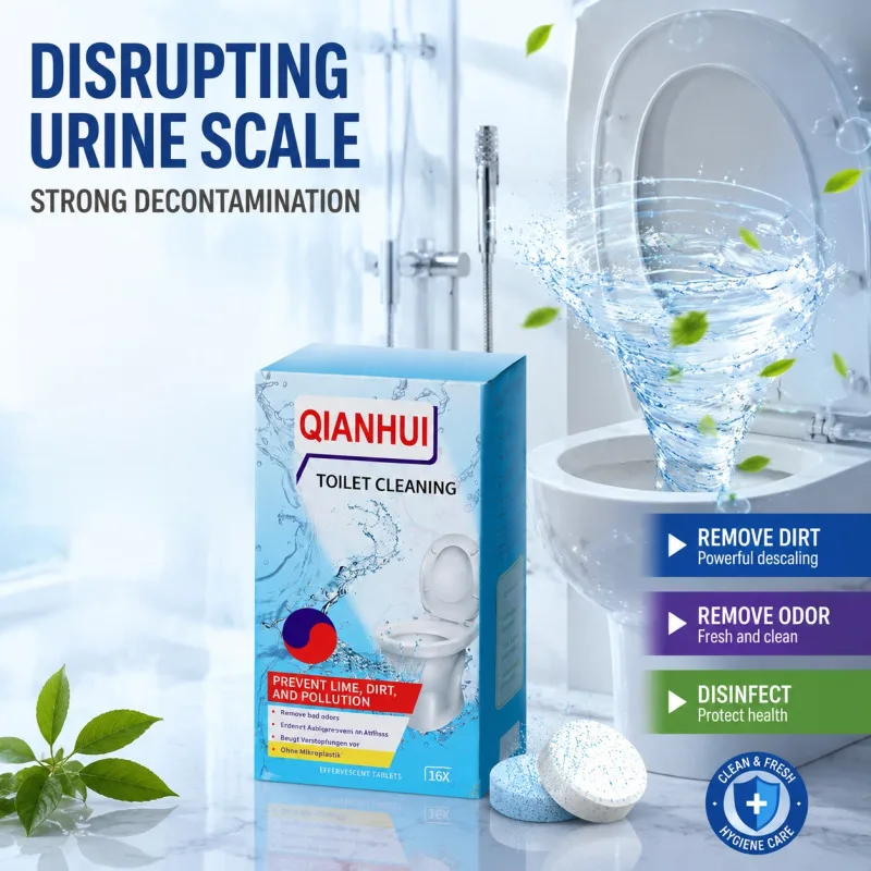 Toilet Cleaner Tablets Toilet Stain Remover Odor Control German Oxygen Effervescent Tablet Stubborn Stain Remover For Bathroom