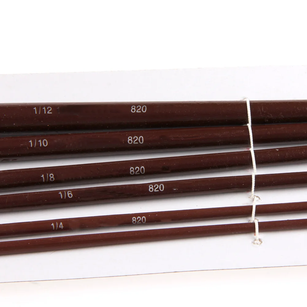 6 Chiếc Nylon Acrylic Sơn Dầu Gouache Cọ Dành Cho Nghệ Sĩ Tiếp Liệu Màu Nước Bộ Trang Sức Giọt