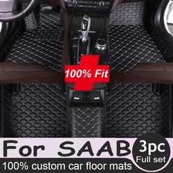 Car Floor Mat for SAAB 95 9-3 turbo X 9-7X 9-5 Wagon 9-3 9-5  Car Accessories