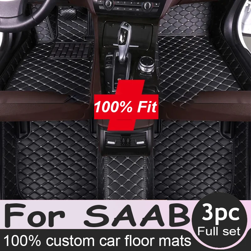 Car Floor Mat for SAAB 95 9-3 turbo X 9-7X 9-5 Wagon 9-3 9-5  Car Accessories