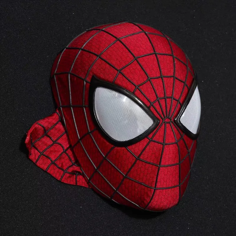 Auf Lager: Miles Spider-Man 1:1 Rollenspielmaske, Kinnsteuerung mit beweglichen Augen, manuell steuerbares Cosplay-Spielzeug, Geschenk für Jungen – Detail 10