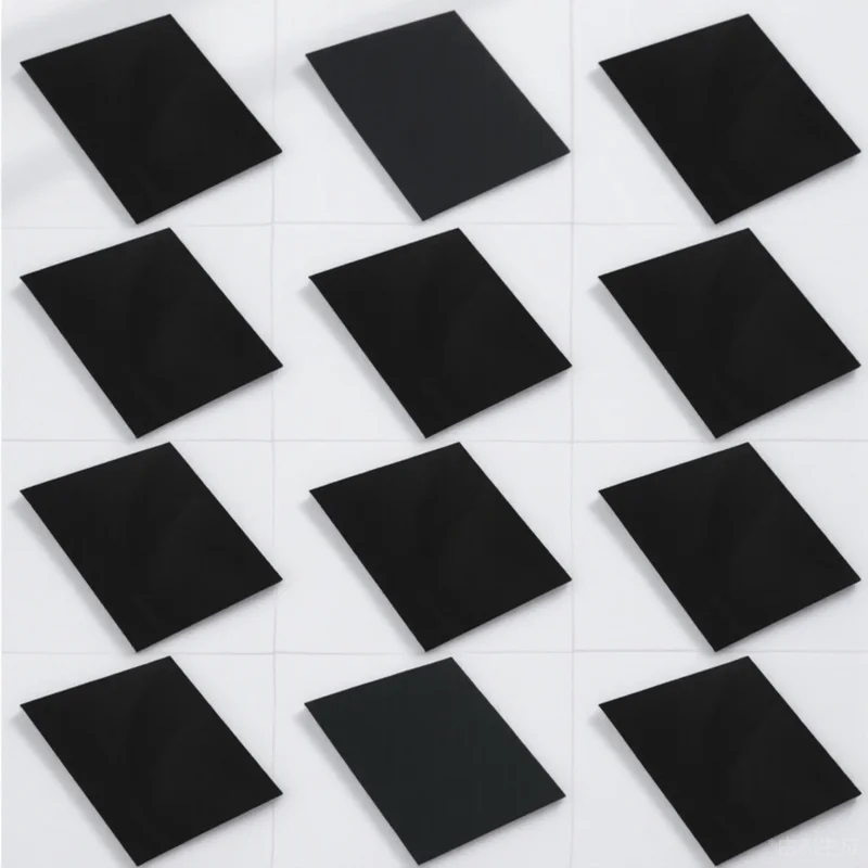 

10Pcs Black Acrylic Sheet 2Mm Thick Craft Board for DIY Painting Display Decoration Arts Crafts Making Projects