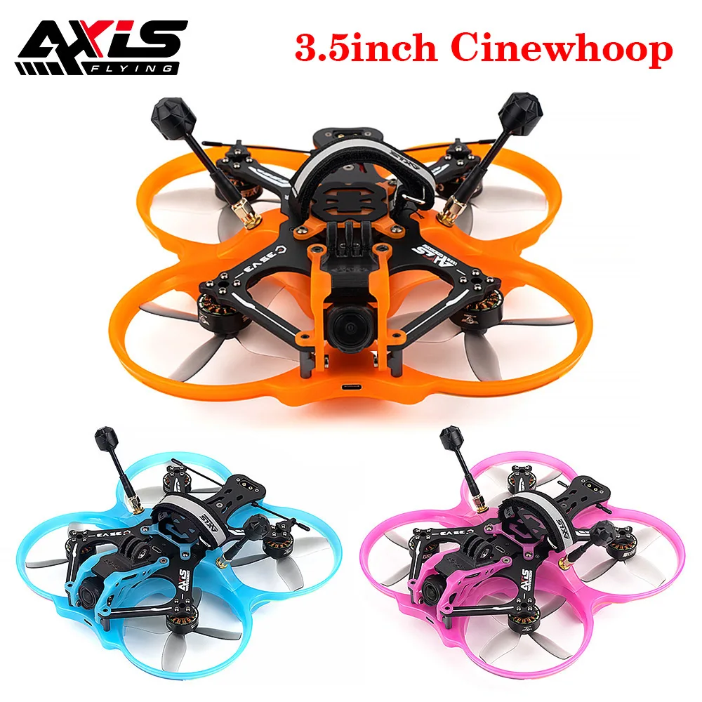 Axisflying C35 V3 3.5 นิ้ว Cinewhoop 160 มม.พร้อม F745 AIO, C206 1960KV มอเตอร์, Elrs RX ตัวรับสัญญาณ DJI O3 สําหรับ RC FPV Drone