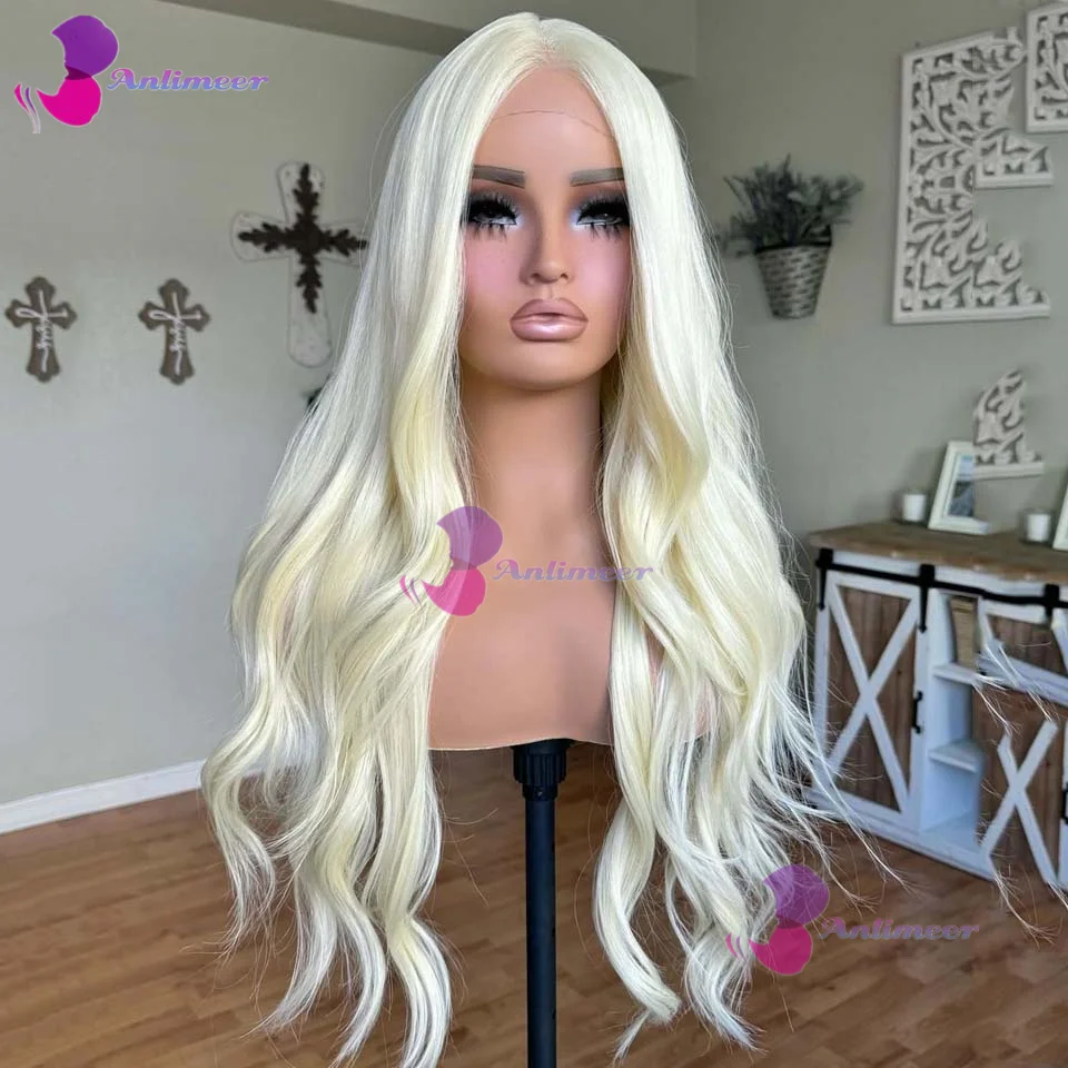 

#613 Blonde Body Wave Human Hair Glueless Full Lace Wigs Natural Hairline Natural Wave 13x4 Lace Front Human Hair Wigs