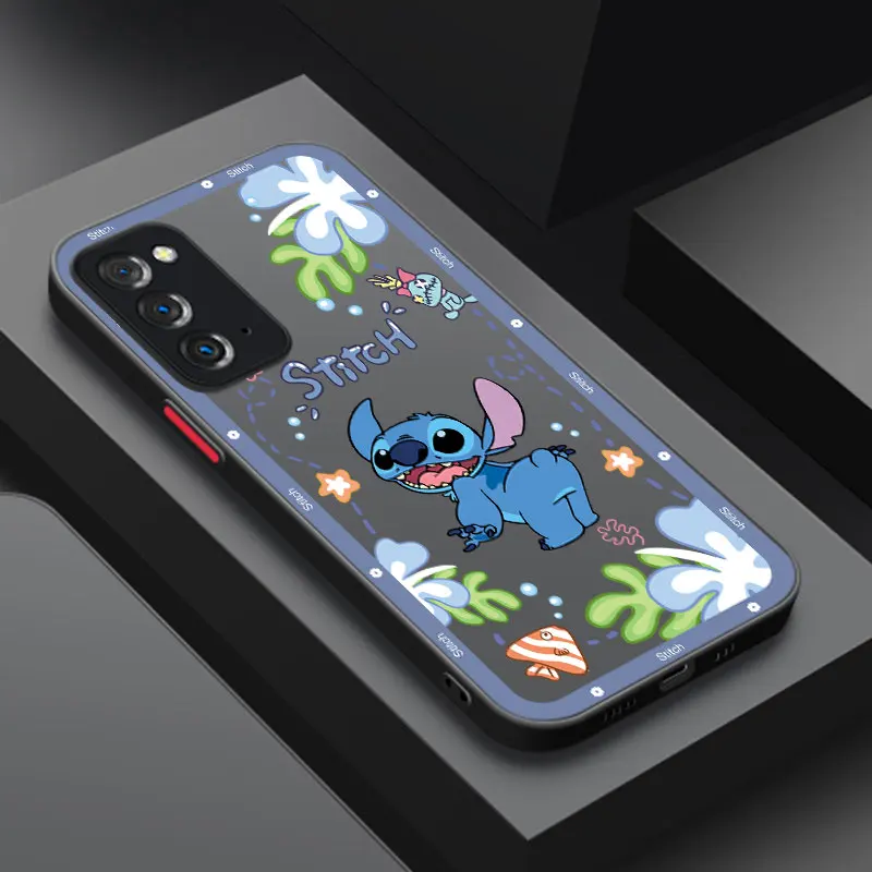 Cute Funny Stitch Phone Case For Samsung Note 10 Lite 20 M01 M02 M30 M40 M60 S M23 M33 M42 M52 M53 5G M11 M20 M22 M31 M32 M51M62