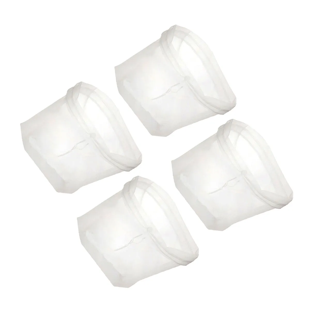 4 Bolsas de Filtro de Nylon Premium para Leche Vegetal 30x30cm, Lavables, para Yogur, Queso, Kefir, Ghee y Zumos Caseros