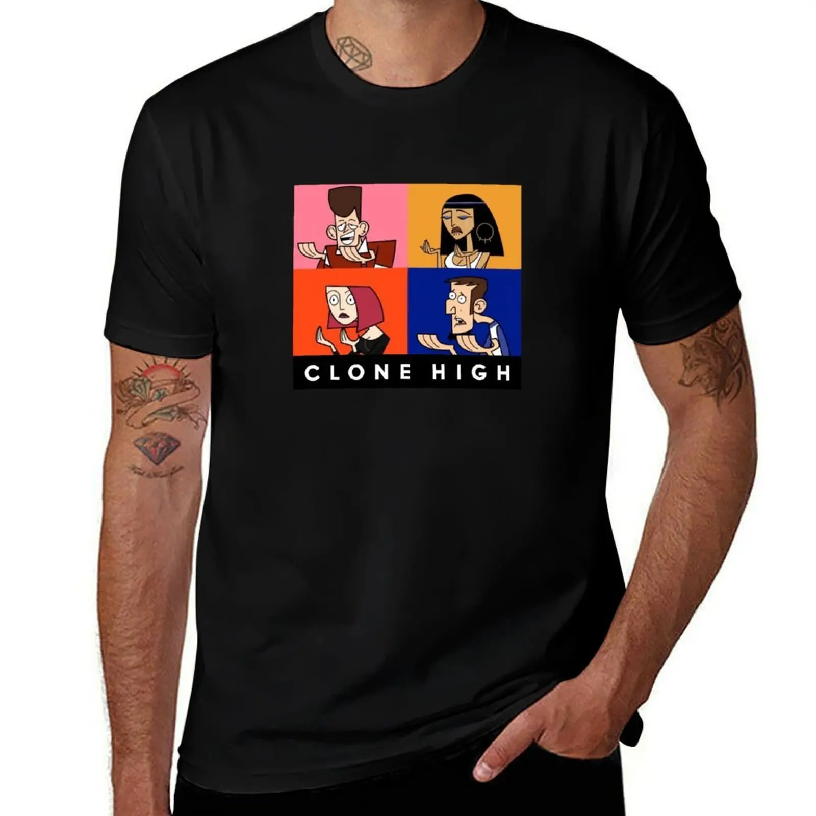 Clone High Hands of Sincerity T-Shirt Work Wear Short Sleeve T-Shirt