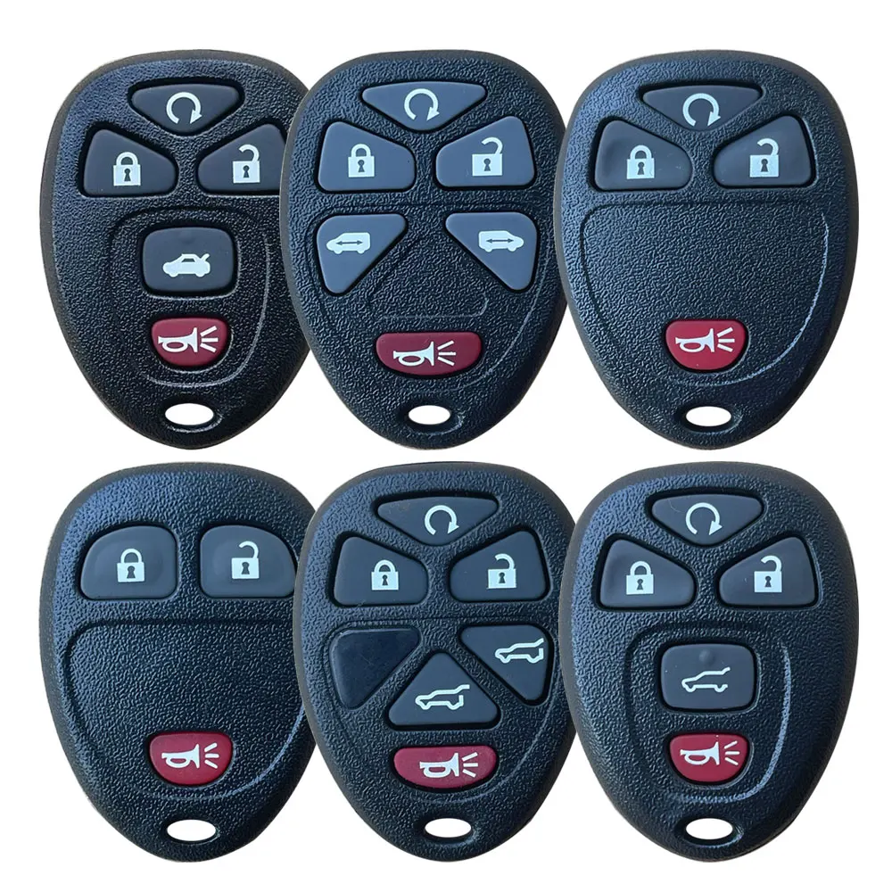 Smart Remote Key Shell Case 3/4/5/6 Button For Chevrolet Tahoe Traverse For GC Chevy Silverado For Buick Hummer H3