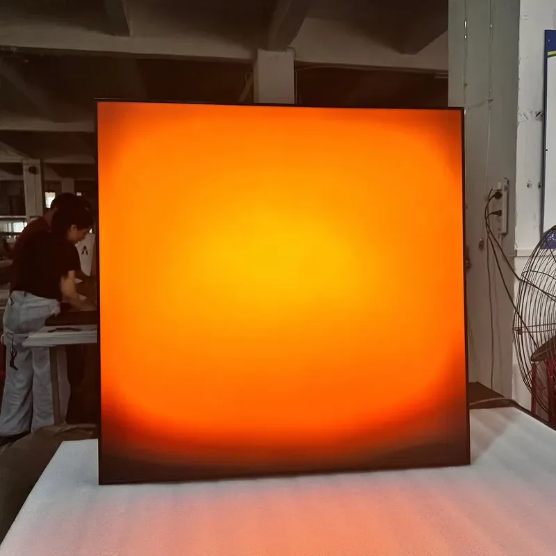 Acrylic LED Backlit Photo Frame Wall Mounted Sunset Light Board With Dimmer For Home Decor Modern Art Display Lamp Wall