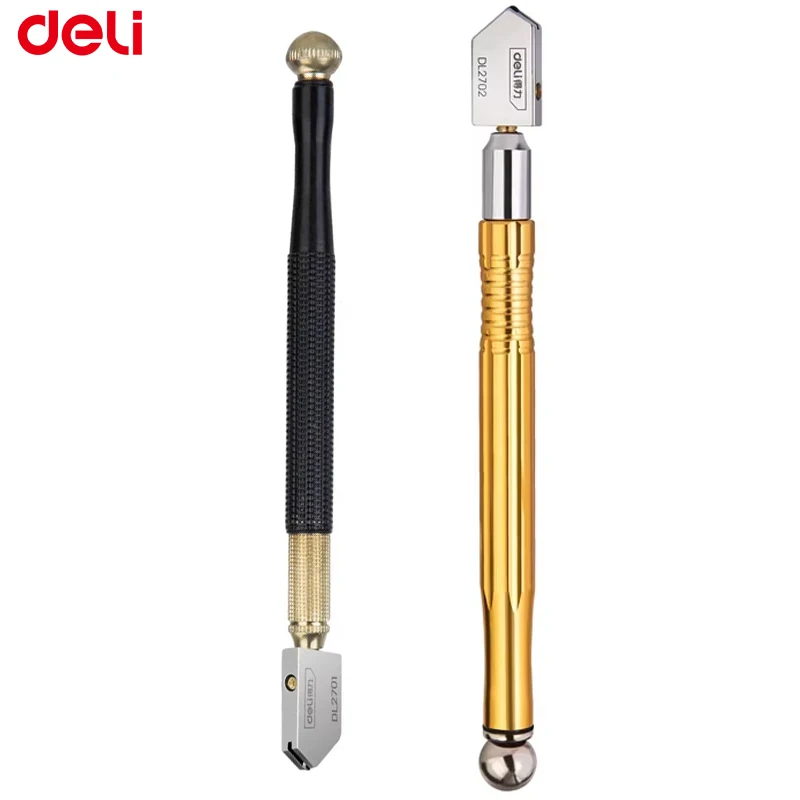 Glass Cutter Oil Reservoir Rotatable Carbon Steel Handle Sharp Wheel For Glass Tile Mirror Cutting Professional Glazier Tool