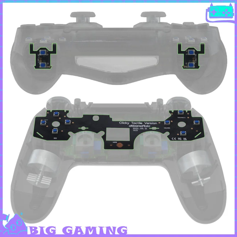 

eXtreme Rate Gamepad Accessories for PS4 Clicky Touch Switch Kit Shoulder Trigger Kit FPS Gaming DS4 Suitable for JDM040/050/055