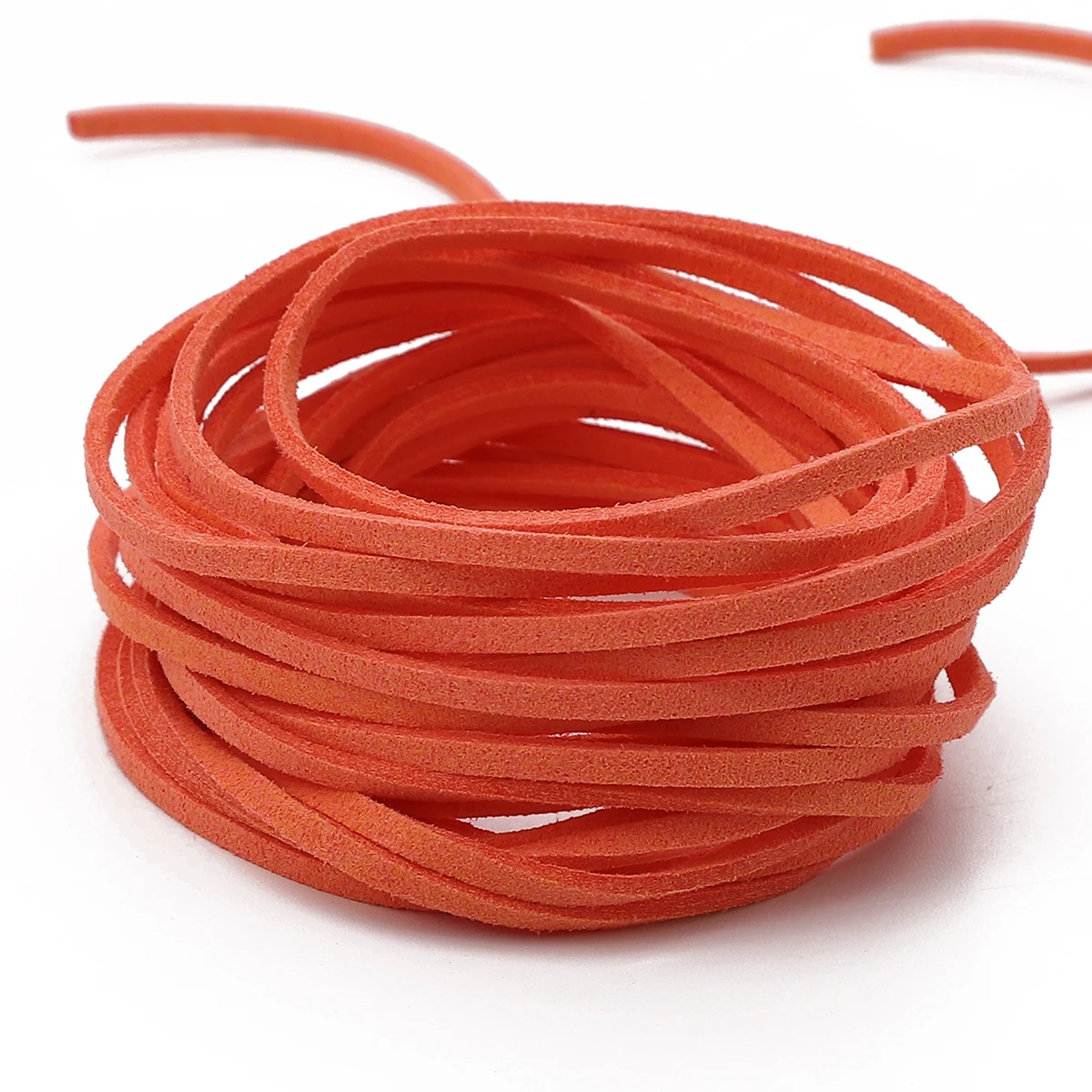 3mm Flat Double Sided Suede Cord for DIY Beading