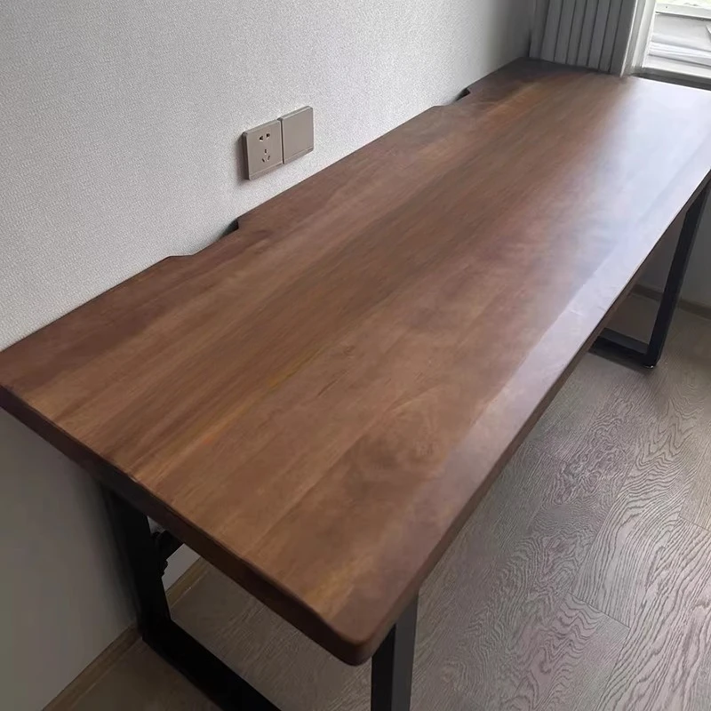 

Mechanical arm can be installed, all solid wood e-sports table, two-person computer table, desktop bedroom, home desk, desk