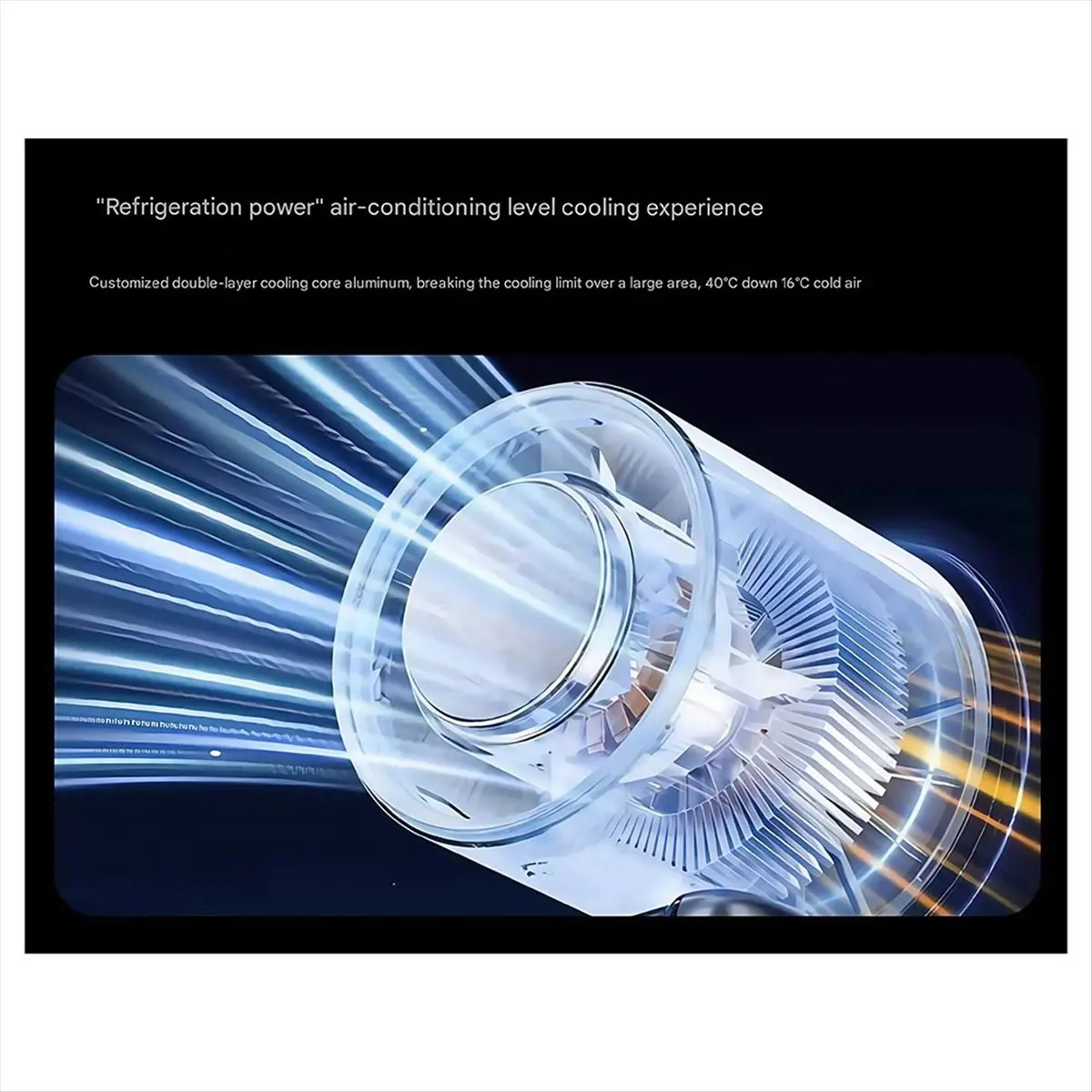workjob Refrigeration Handheld Fan USB Small Fan Ultra-High Speed Powerful Portable Outdoor Ice Compress Cooling Artifact A