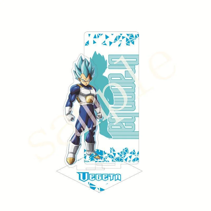 Anime dragon ball sun goku vegeta suporte acrílico modelo placa presente figura exibição mesa decoração cosplay ornamentos chaveiro dos desenhos animados
