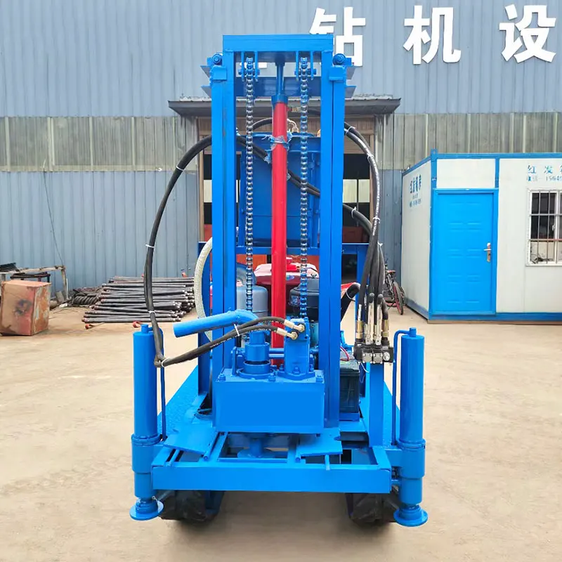 

Hydraulic Mining Track Drilling Rig 150m Water Well Drilling Machine