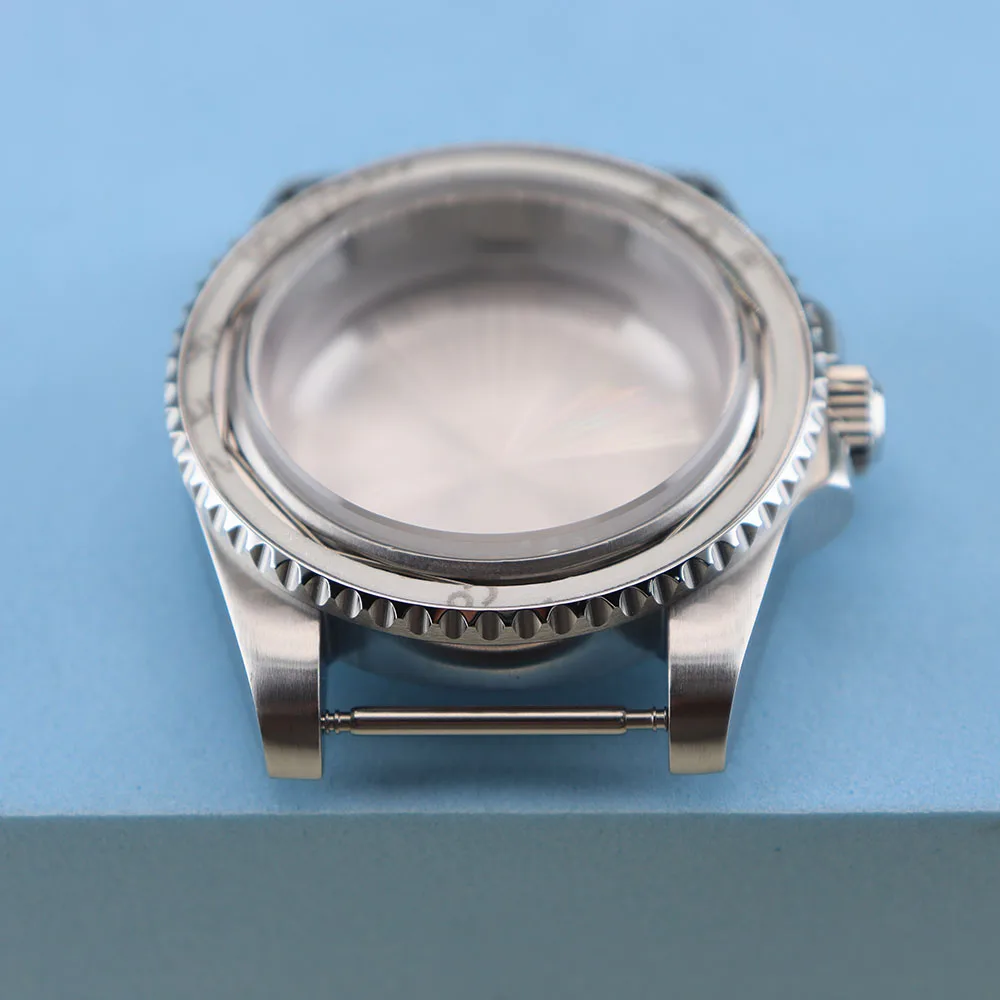 40mm Men's Watch Case 10ATM Waterproof For Seiko NH35 NH34 NH36 NH38 Miyota 8215 ETA 2824 Movement 28.5mm Dial High Quality GMT