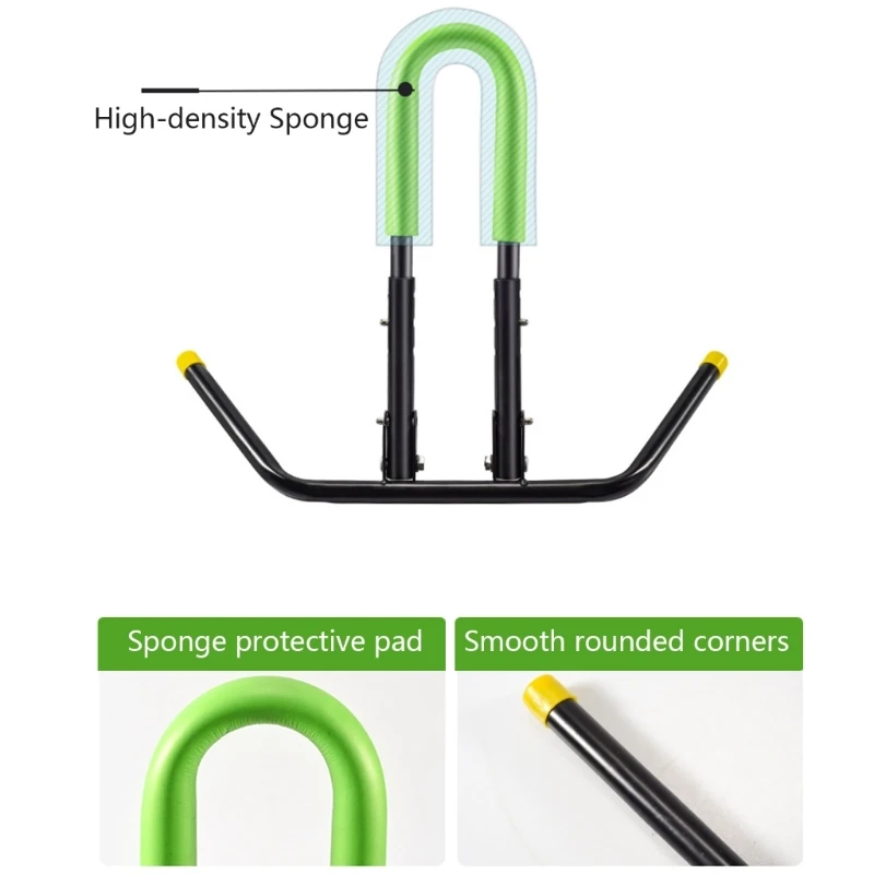 Foldable Bike Storage Rack Bike Stand Floor Rack Parking Kickstand