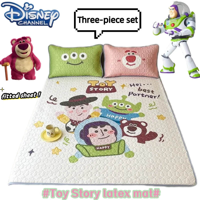 

Disney Toy Story Lotso Buzz Lightyear Alien Woody cartoon creative secondary yuan latex mat cute anime surrounding ice silk mat