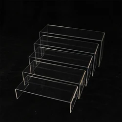 ✨| Clear U-Shelf , Acrylic Display Riser for Anime Figures, Models and Collectibles Desktop Organizer for Home Office