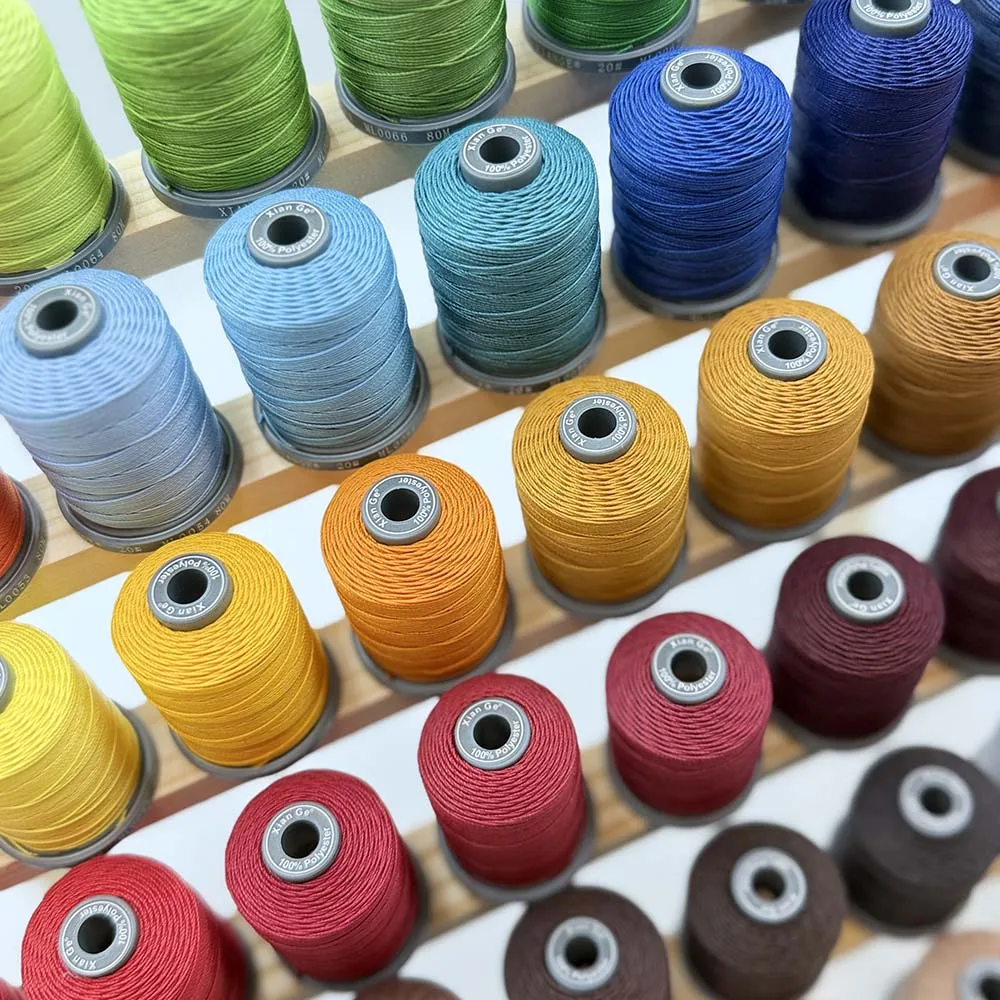 XianGe Polyester Wax Thread For Hand Sewing Machine Stitching Leather Shoes Strap Denim Environment DIY Twist Round Line
