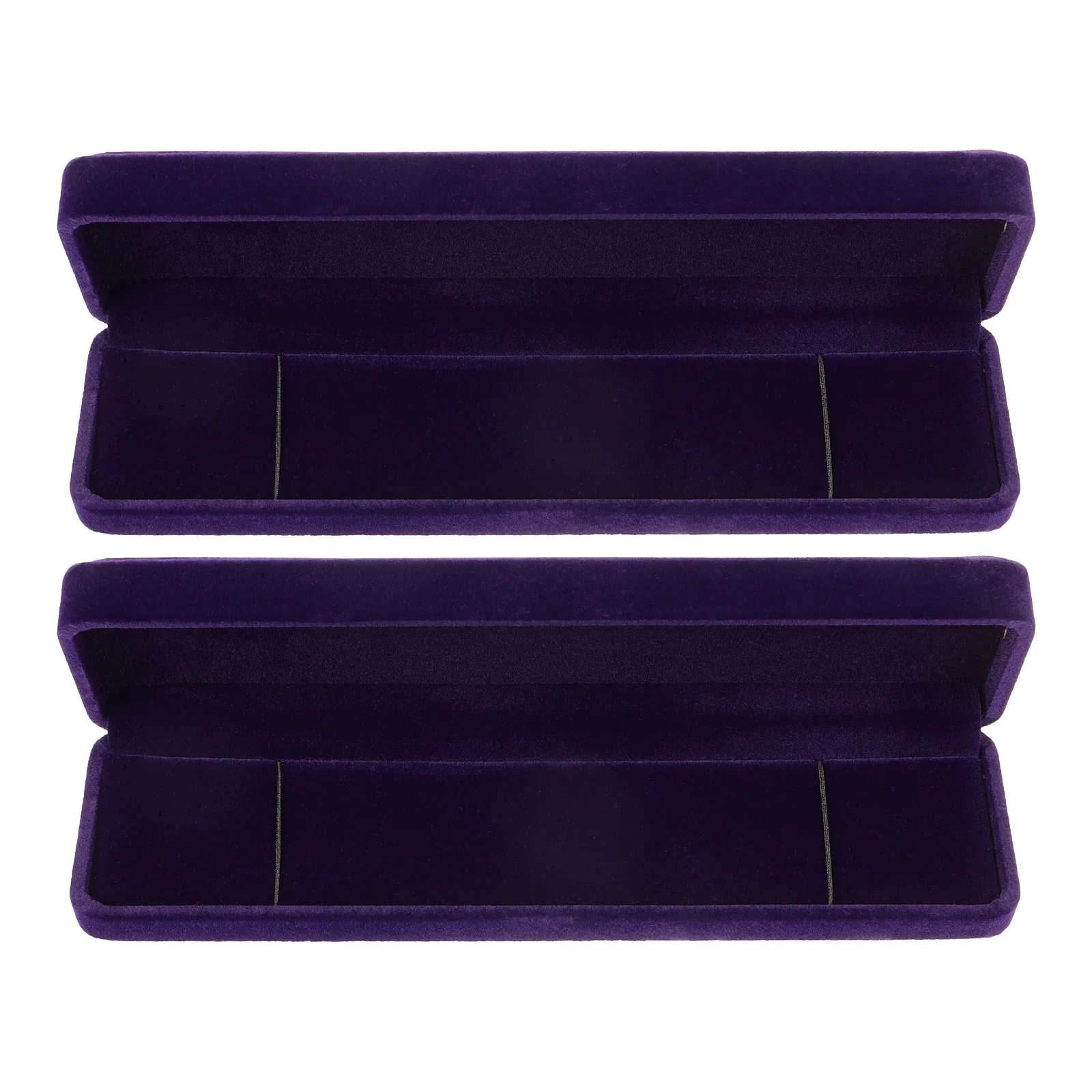 

2pcs Luxury Jewelry Gift For Necklaces Bracelets Exquisite Packaging Storage Case Decorative Present Wrapping Box Women Party