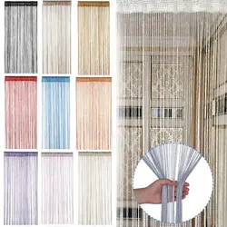 String Curtain Panels Door Fly Screen Room Divider Net Hanging Beaded Curtains