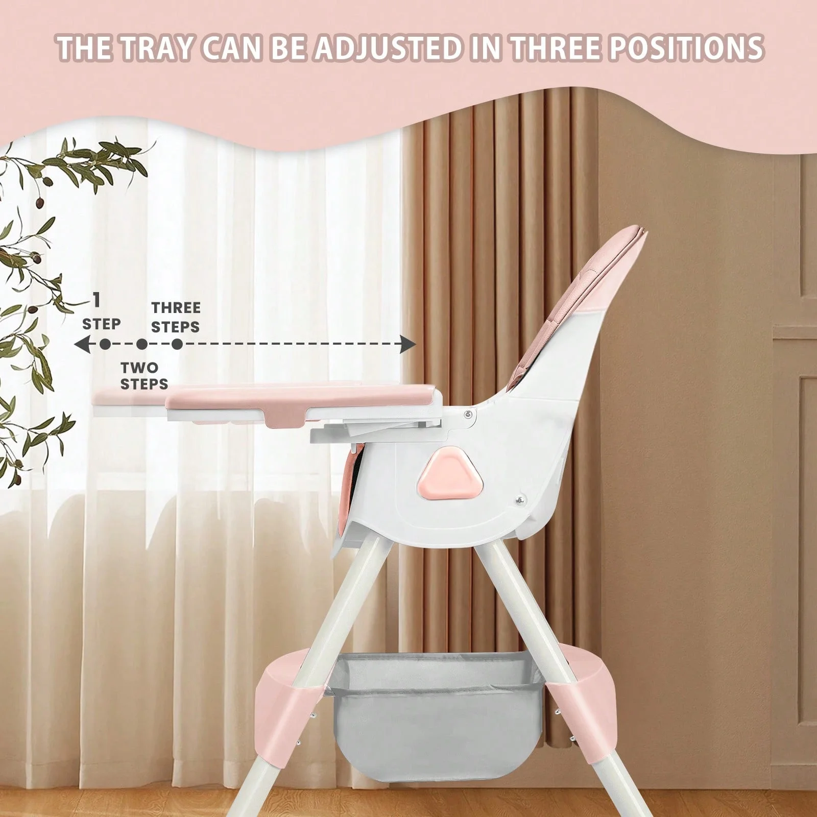 3-In-1 Baby High Chair Foldabl - Baby Food Eating Chair recension och pris