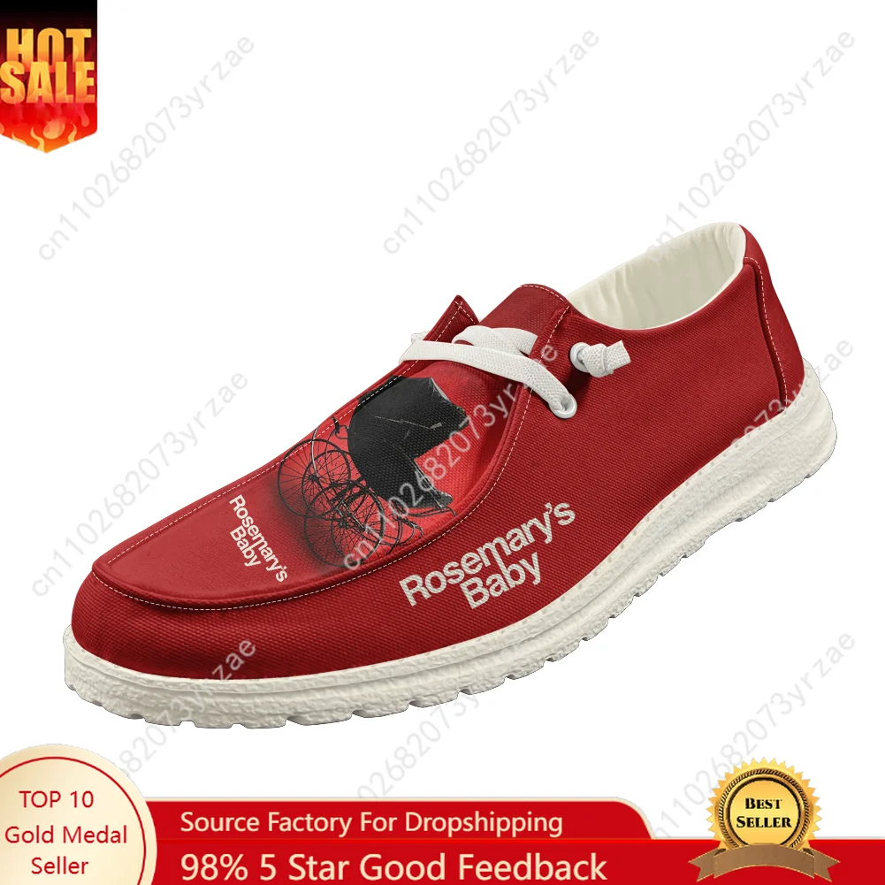 

Rosemary's Baby Casual Shoes Mens Womens Breathable Flat Footwear Indoor Outdoor Lightweight Fashion Pattern Shoes Custom Shoes