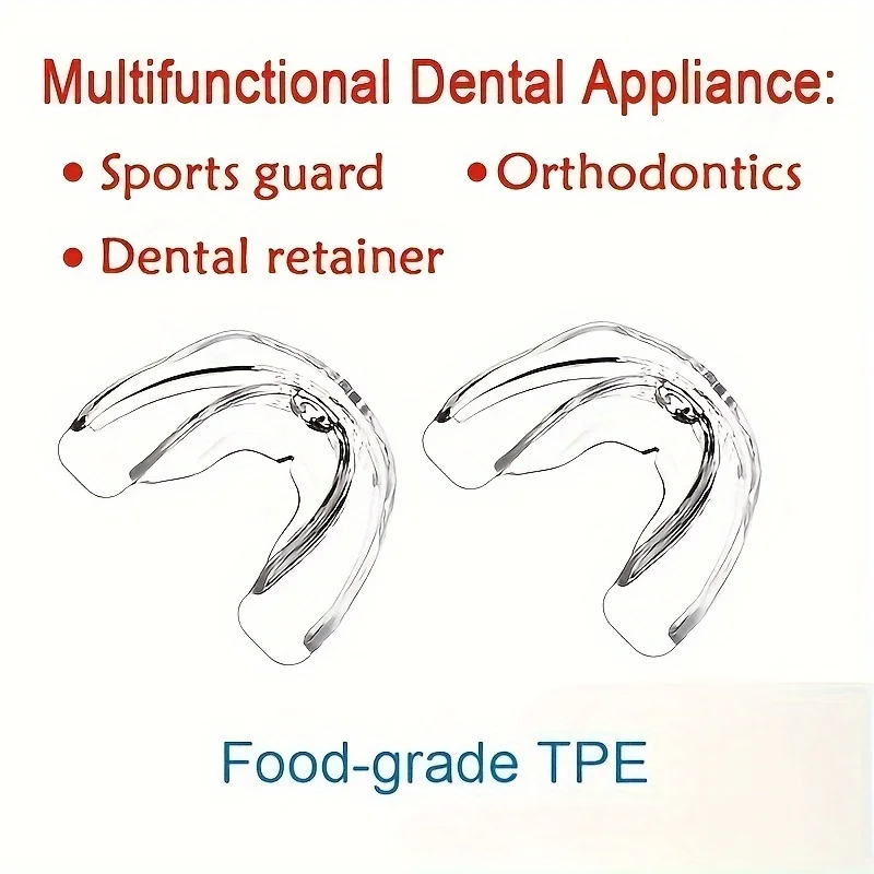 Adult Orthodontic Oral Care Whitening Fixed Frame Braces 3-in-1 Set Multifunctional Invisible Braces