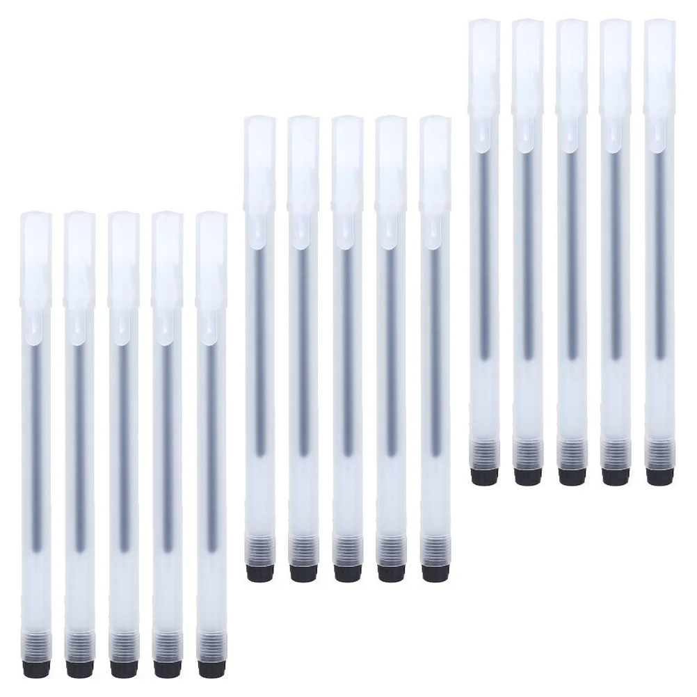 50pcs Ballpoint Pens Smooth Writing Portable Gel Pens For Students Kids Office Work Multi-Function Replaceable Writing Supply