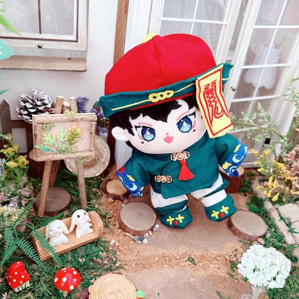 

Cosplay Halloween Cotton Doll Clothes Set Green Dress Up Cotton Doll Zombie Suit Fashion Kawaii Plush Dolls Clothes