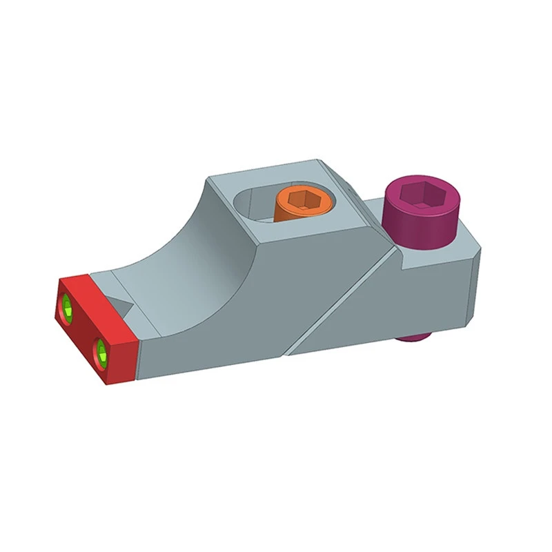 

M10 CNC Side Fixture Clamp, Precision Workholding Vise with Flat End for Bench, Durable Clamping Tool