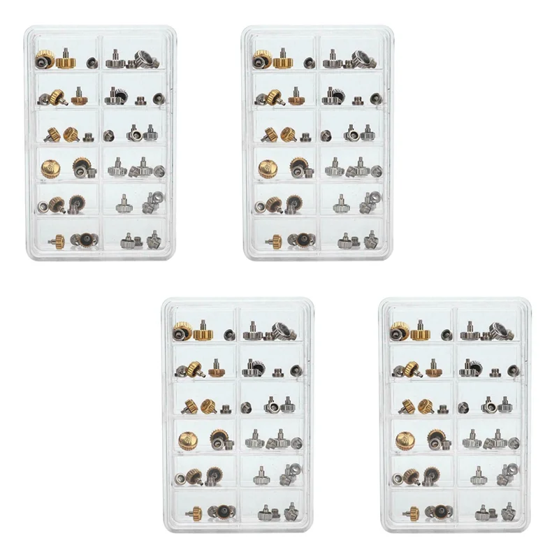 

AB47-192PCS Короны для часов Водонепроницаемые сменные различные инструменты для ремонта с коробкой