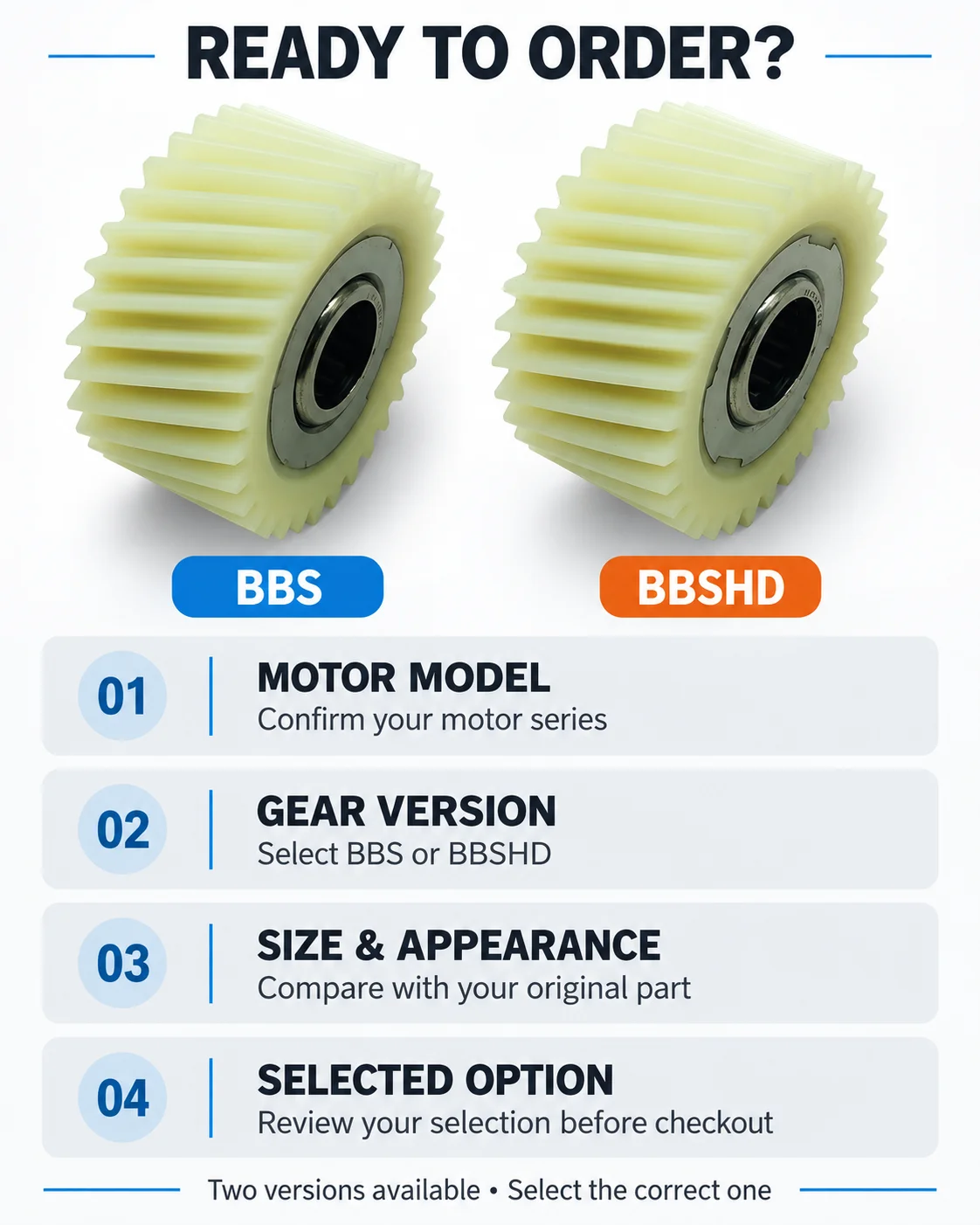 Ersatz-Nylon-Zahnradbaugruppe für Bafang BBS BBSHD 48V Mittelmotor für E-Bikes, Fahrradmotor-Reparatur-Ersatzteil – Detail 10